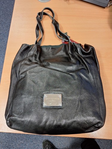Black leather handbag - 2, in