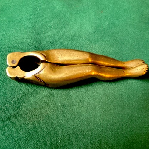 Vintage solid brass - vintage, nutcracker