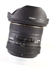 Sigma EX 10-20mm DC HSM F4-5.6 Zoom For Nikon Lens Rear Lens Cap & Hood