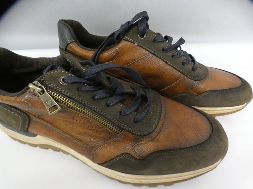 Brown leather wrangler - leather,