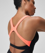 Speedo Women's Flex Band Swimsuit with Swim Bra Swimming Costume BNWT