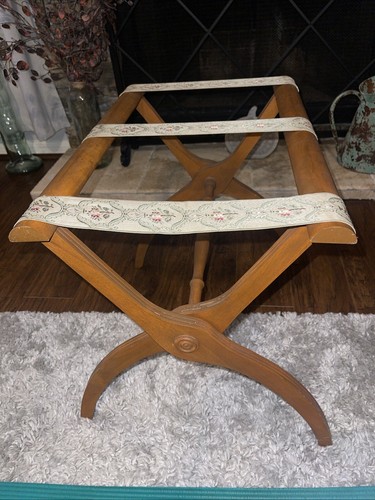 Vintage cherry luggage rack - vintage,