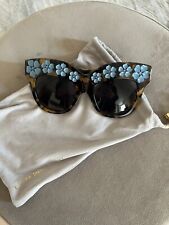 Linda Farrow X Markus Lupfer Oversized Cat eye Sunglasses 