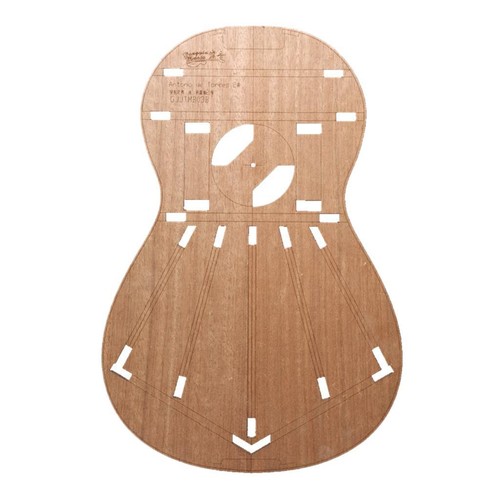 Classical guitar body layout - classical,
