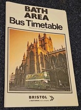 Bristol (NBC) Bus Timetable. Bath Area. 1983. JM.