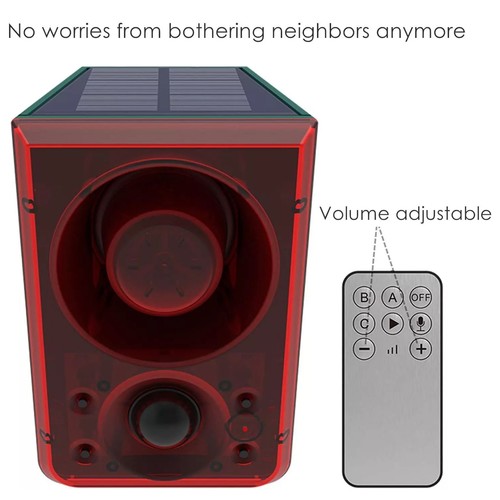 Solar motion sensor alarm - solar,