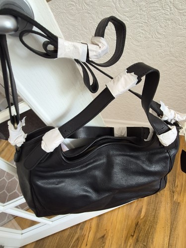 Fat face black leather - fat,