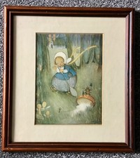mabel lucie attwell print 1938 little miss muffet