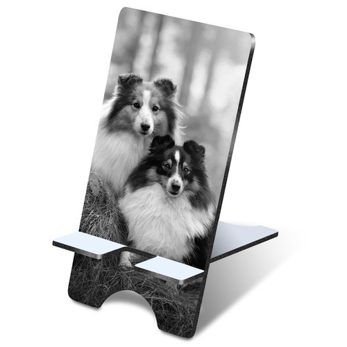 3mm mdf phone stand - 3mm, bw