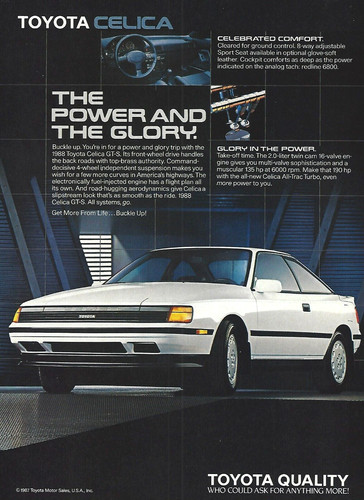 1988 toyota celica s - toyota,