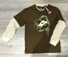 Tony Hawk skateboard skater stunt bike dual layer T sweatshirt top boys Age 4