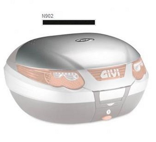 Givi e55 glossy black cover - black,
