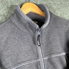 Musto Snugs Fleece Jacket Womens Size 10 Grey Full Zip Polartec Performance Warm