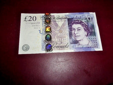 OLD £20 TWENTY POUND NOTE HK46734859 CHRIS SALMON CHIEF CASHIER GOOD CLEAN COND