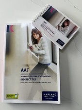 Kaplan AAT Advanced Diploma In Accounting Indirect Tax Study Text & Pocket Notes