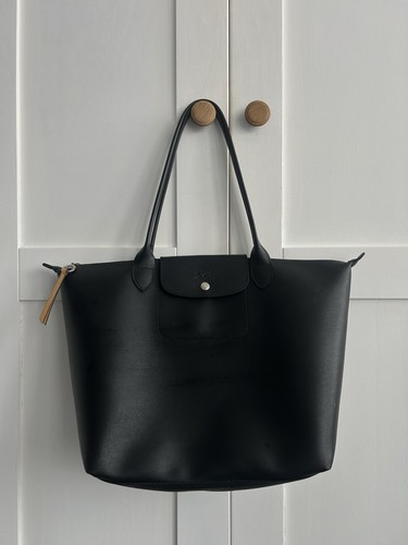 Longchamp pliage cuir - le,