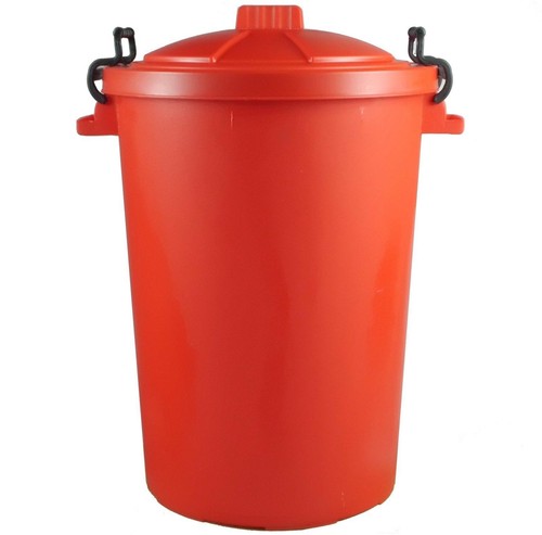 Coloured bin 85l litre - -,