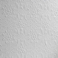 White Floral Paintable