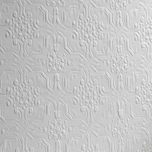 White floral paintable - white,