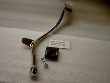 LAMBRETTA S3 LI,SX,GP,SPECIAL CHROME KICK START WITH BLACK RUBBER & BOLT 