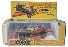 Vintage 1960s Corgi Toys 266 Chitty Chitty Bang Bang Model Within Original Box