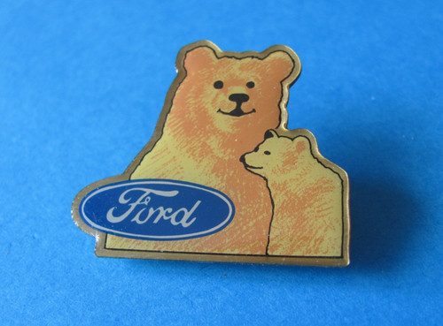 Vintage ford bears lapel pin - lapel,