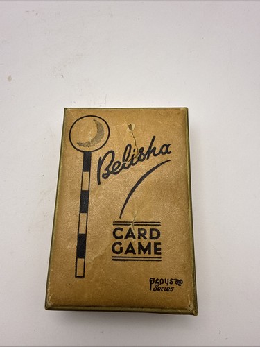 Vintage 1937 belisha card game - 1937,
