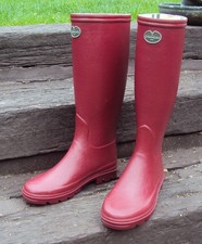 Le Chameau Iris Jersey Lined Lightweight Wellies Wellinghton Boots UK 5 EU 38
