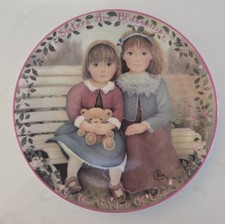 Vintage Sisters Are Blossoms Collector Plate Kindred Moments Bradford Exchange