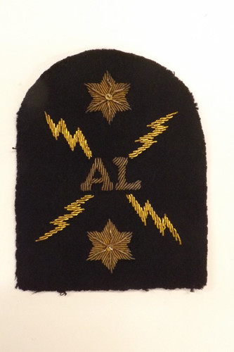 Military wire bullion badge - military,