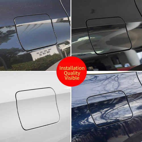Black fuel tank flap cap - fuel,
