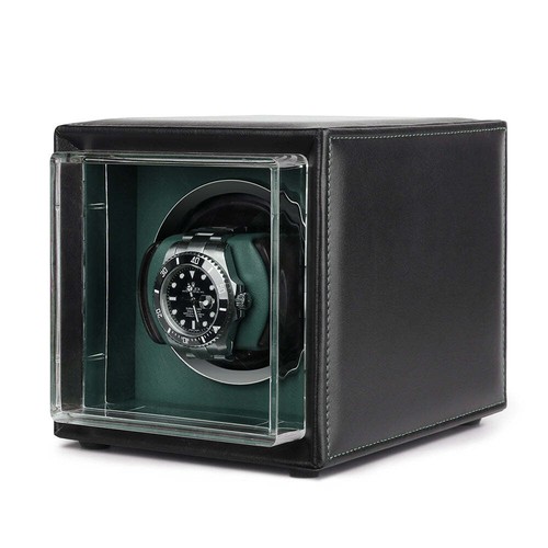 Single watch winder black - watch,