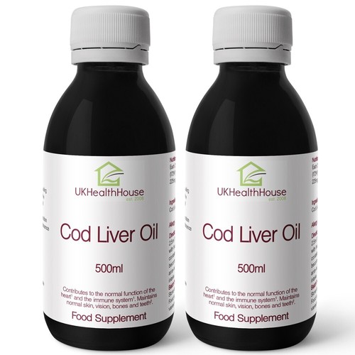 Cod liver oil liquid - cod, 500ml