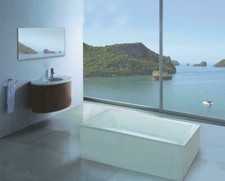 Luxury Double Ended 1900mm 1700mm 1800mm  Bath Tub Square Style, Extra Strong