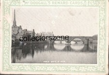 Edwardian McDougall's School Attendance Reward Card Auld Brig O Ayr 8x6cm