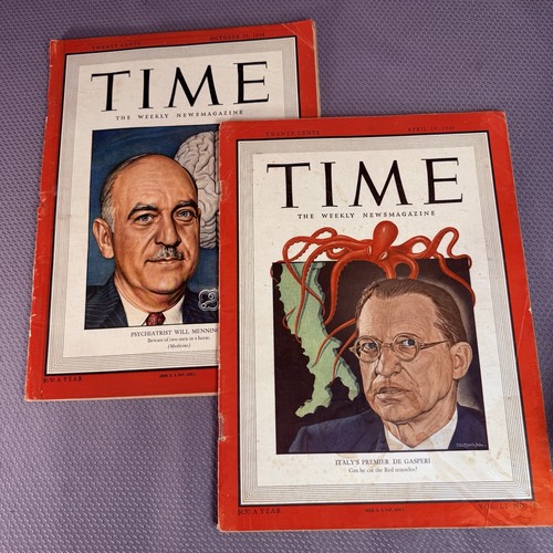 Vintage time magazine - time, (lot