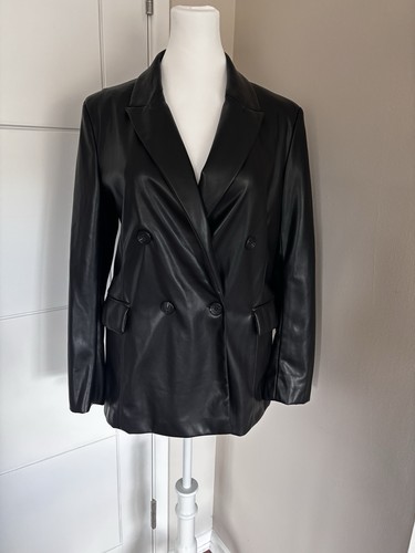 Primark black faux leather - faux,