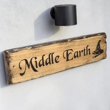 Personalised rustic oak house - personalised,