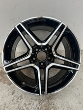 2015+ MERCEDES C300 C43 AMG GLOSS BLACK DIAMOND CUT WHEEL A2054019500