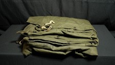 Vintage USA 1968 Military Pup Tent Half Tent Green Canvas