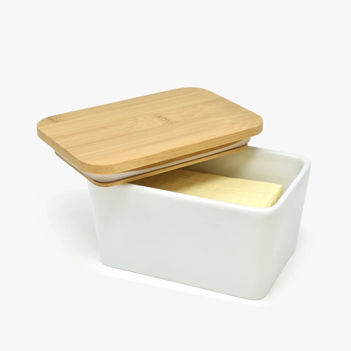 Butter dish with lid ceramic - with,