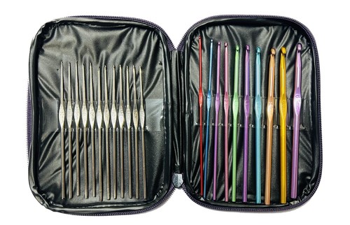 22pcs aluminium crochet - aluminium,