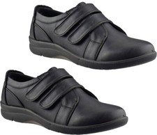 Ladies Cushion Walk Strap Fastening Lightweight Walking Nurse Hospital Shoes