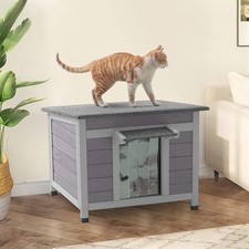 Wooden cat house - wooden,