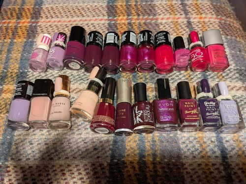 Joblot nail polish pinks - nail,