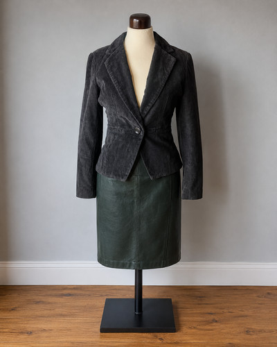 Blue rags black corduroy - -,