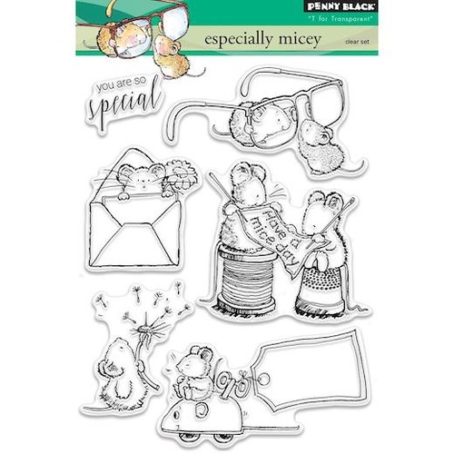Penny black clear - clear, stamps