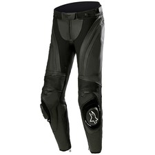Alpinestars Ladies Stella Missile V2 Motorbike Leather Trousers - Black