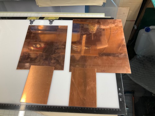 Copper etching plates - 4,