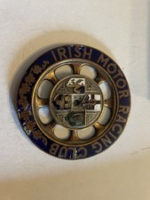 Irish Motor Racing Club Car Badge Emblem
